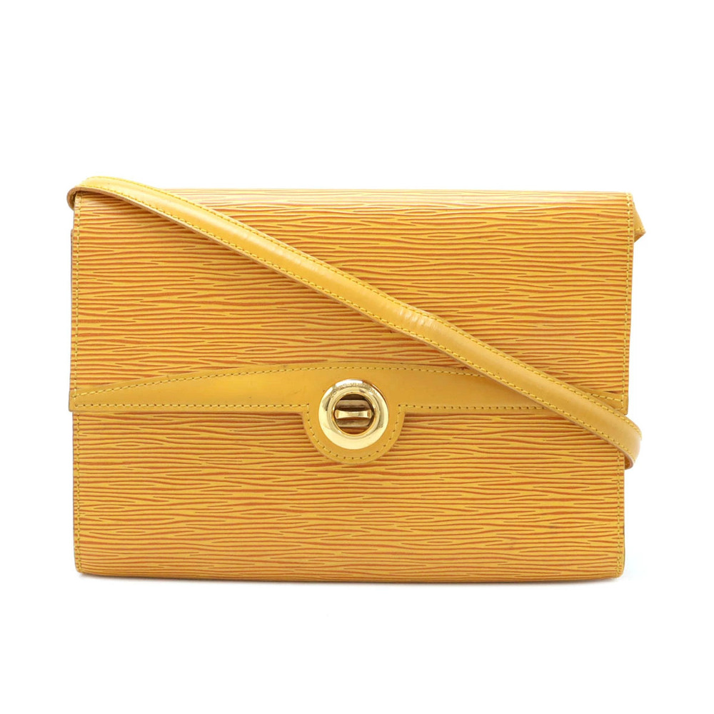 LOUIS VUITTON Epi Arche Crossbody Clutch Tassili Yellow
